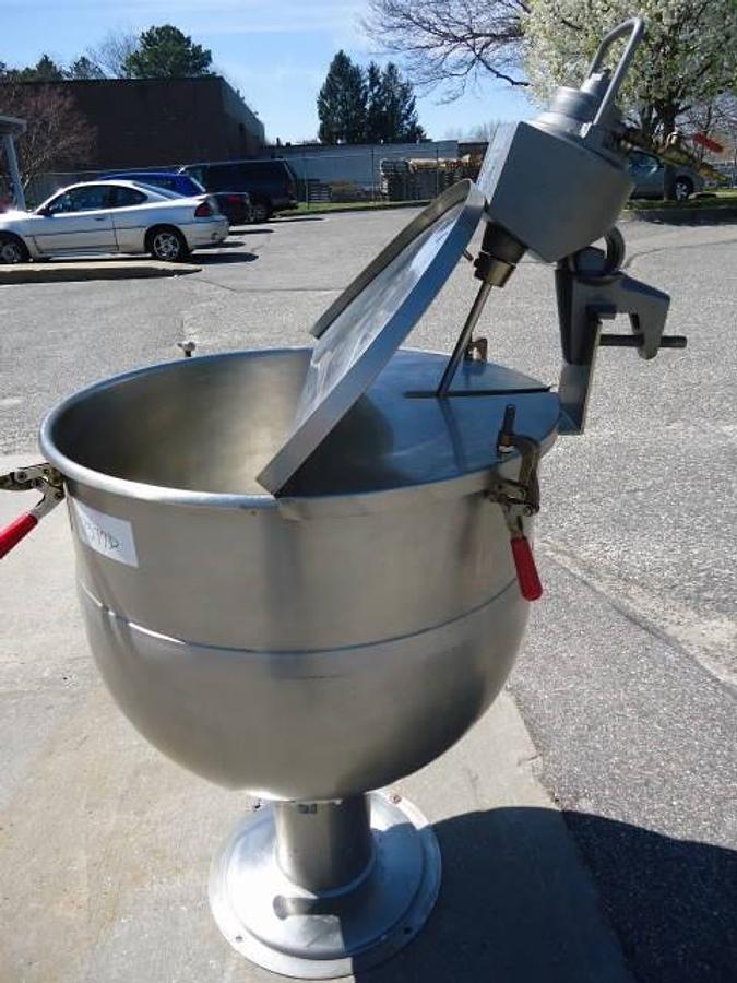 Used 60 Gallon Legion 316 Stainless Steel Jacketed Kettle With Lightnin Agitator