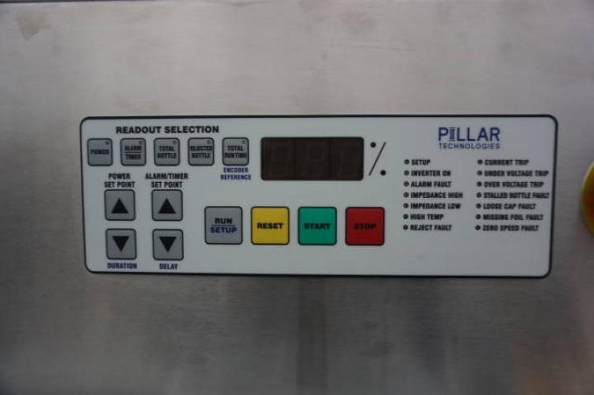 Used Pillar Technologies “Unifoiler” Cap Induction Sealing Machine