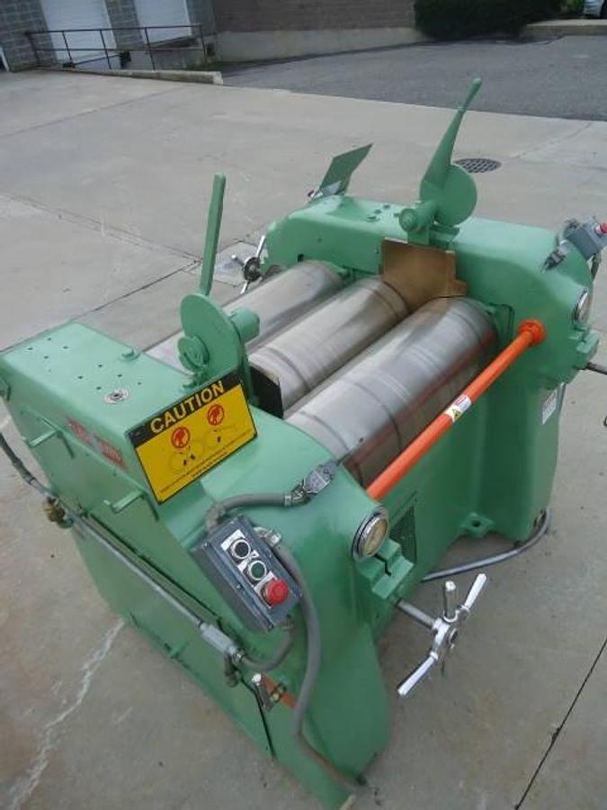 Used Lehmann 13 In. X 32 In . Three Roll Mill, Sight-O-Matic Control