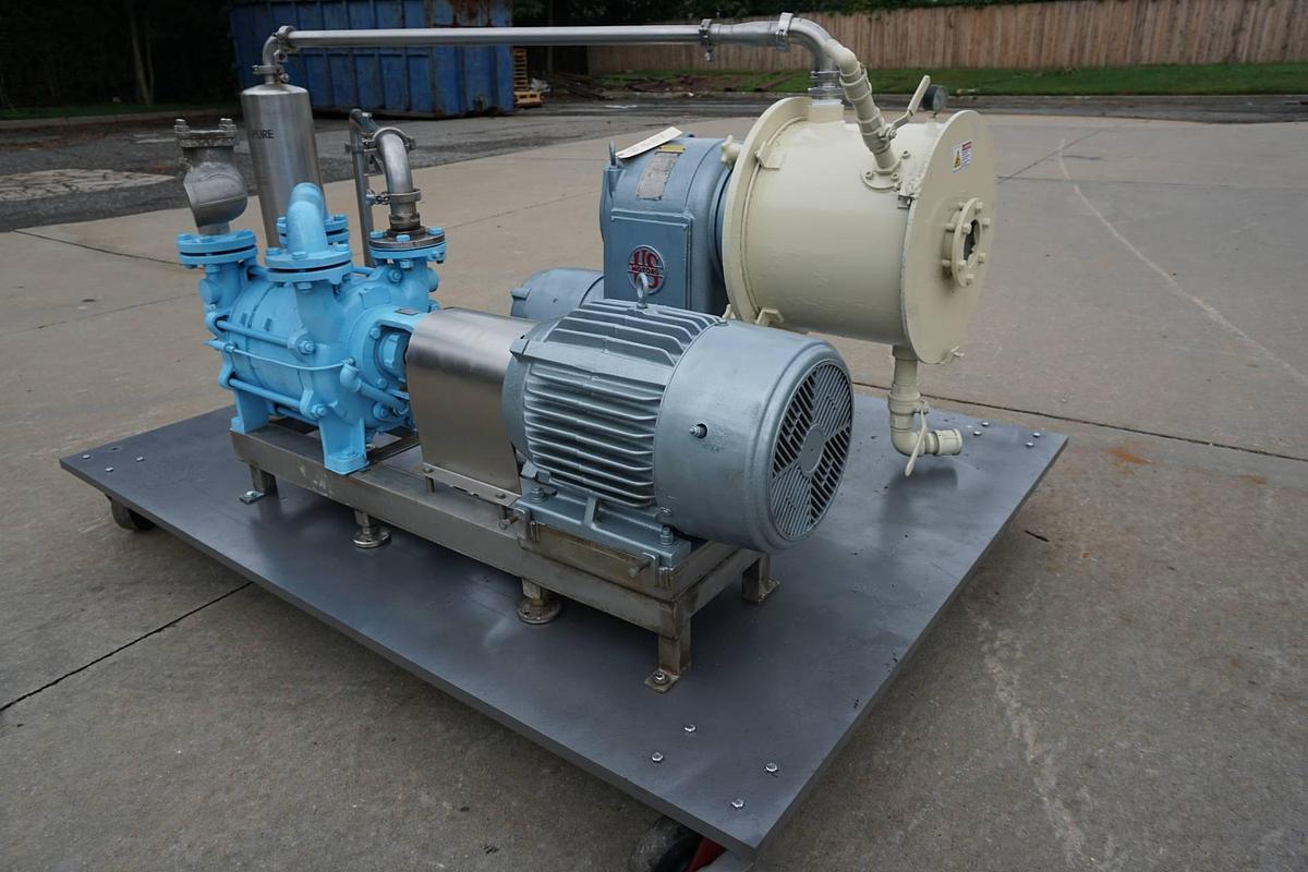 Used Cornell D16 Versator Deaerator With SIHI Vacuum Pump