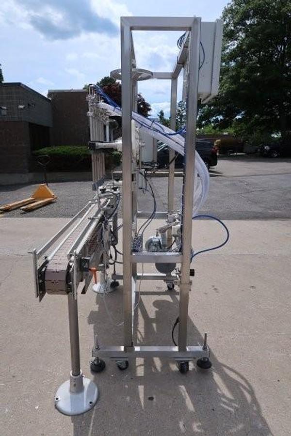 Used Inline Filling Systems SS Pneumatic Inline Gravity Filler