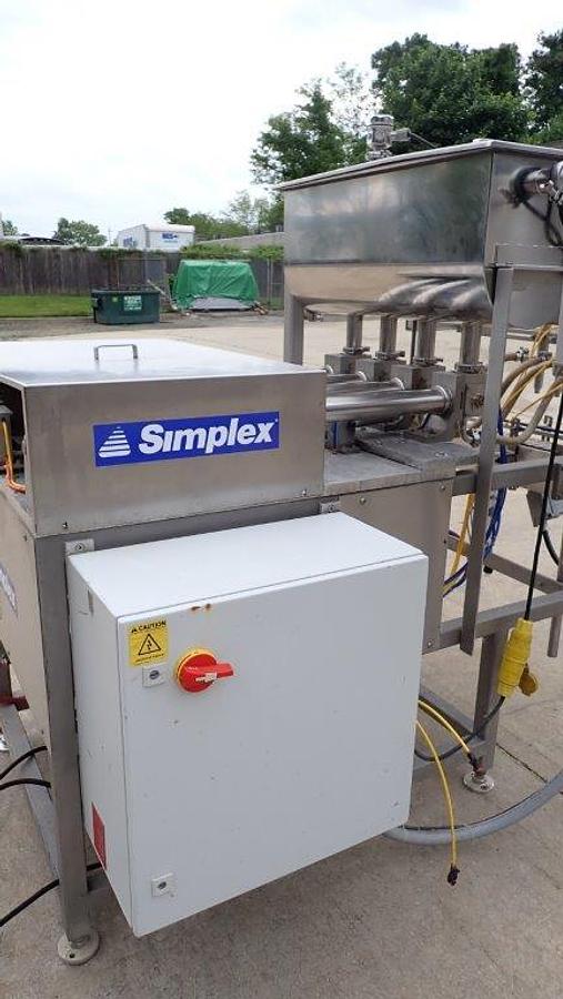 Used Simplex V-400 Four Piston Filling Machine, 32-Ounce Pistons
