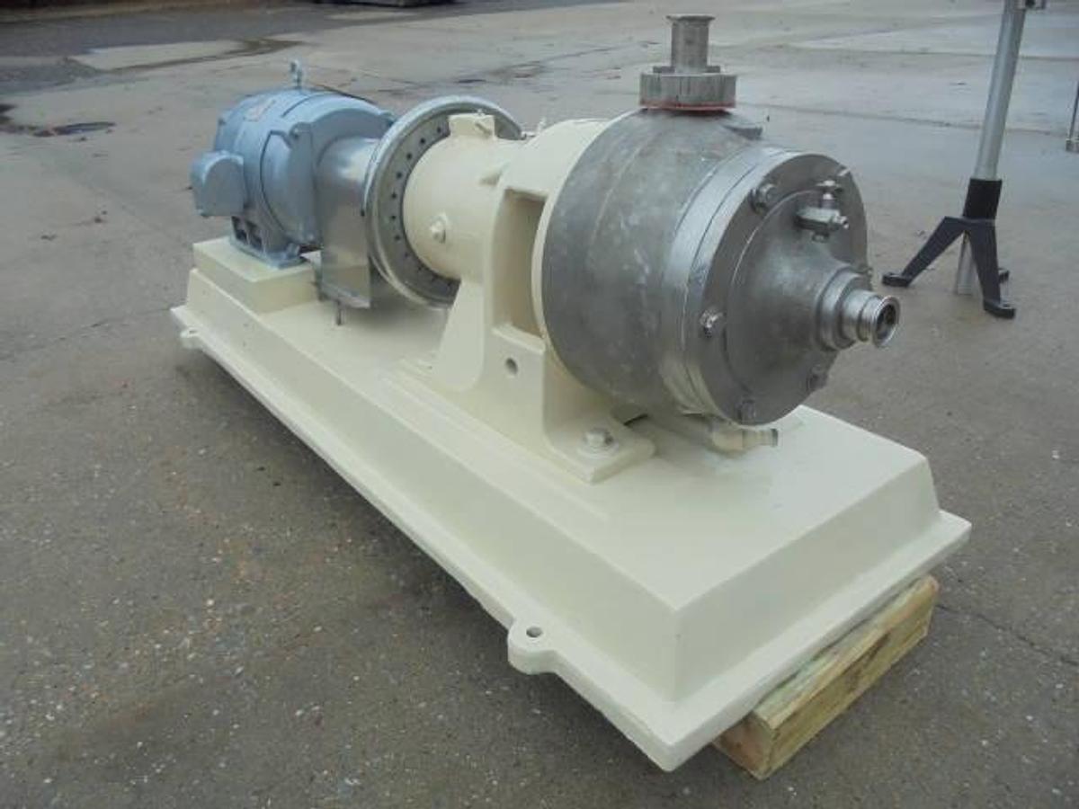 Used Charlotte G30 Stainless Steel Horizontal Colloid Mill, 15HP