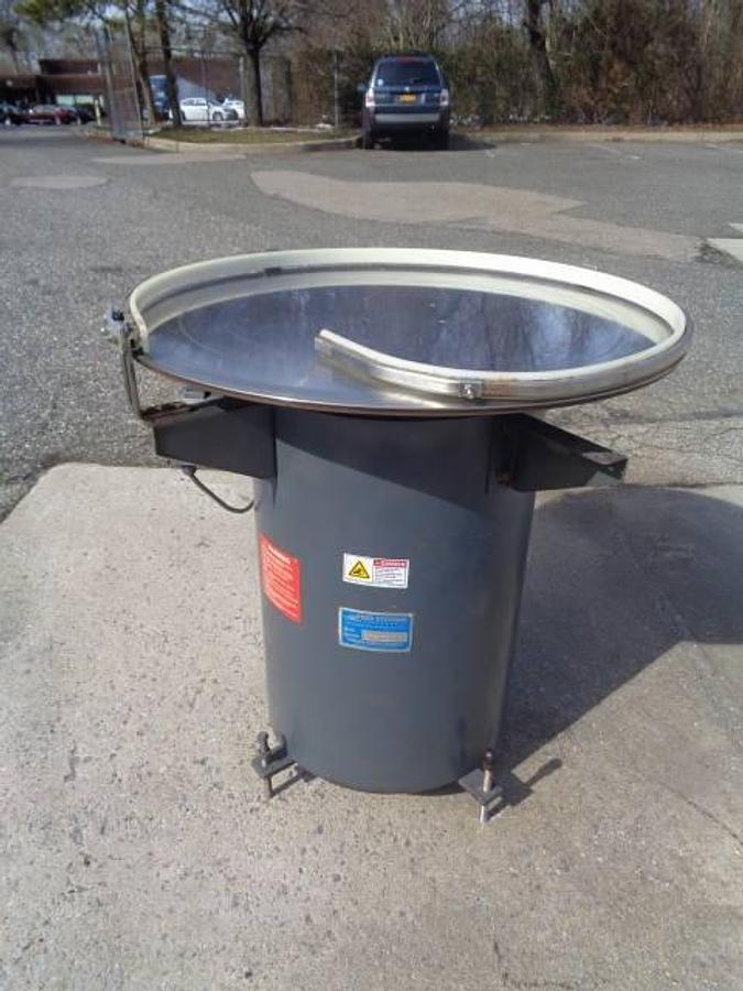 Used Kaps-All 36 In. Diameter Rotary Unscrambling/Accumulating Table