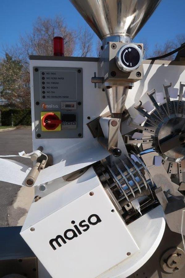 Used Maisa EC12C Tea Bagging Machine, with Envelope Feature, 110 per minute