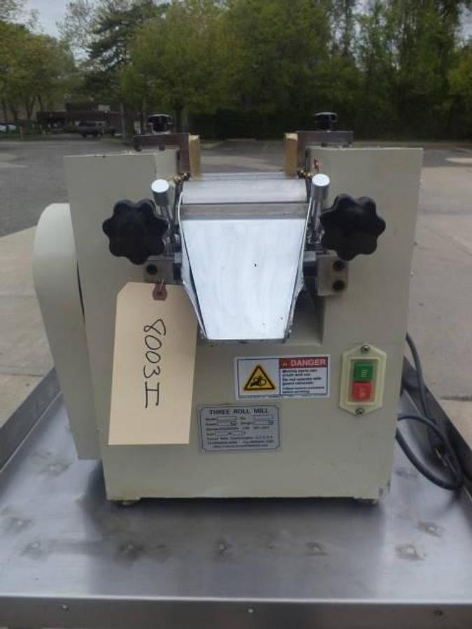 Used Torrey Hills Technologies 2-1/2 In. X 5 In. Lab Three Roll Mill
