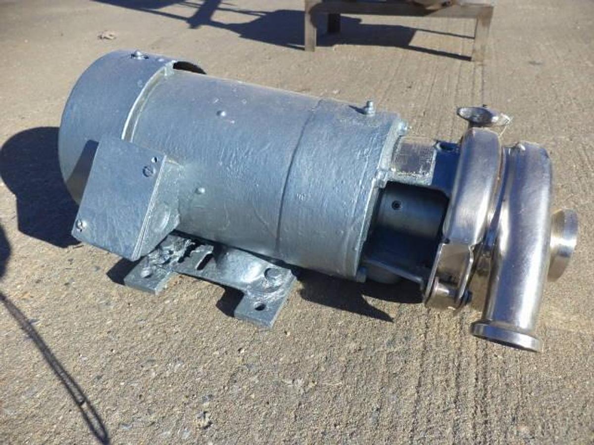 Used Cherry Burrell “Flex-Flo” 1-1/2 in. X 2 in. Stainless Steel Sanitary Centrifugal Pump