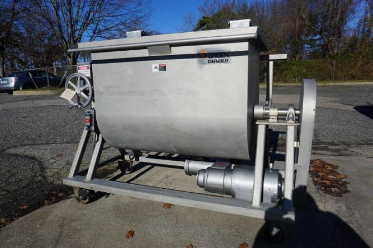 Used 15 Cu. Ft. Groen/CapKold Stainless Steel Double Ribbon Blender, Tilt Discharge