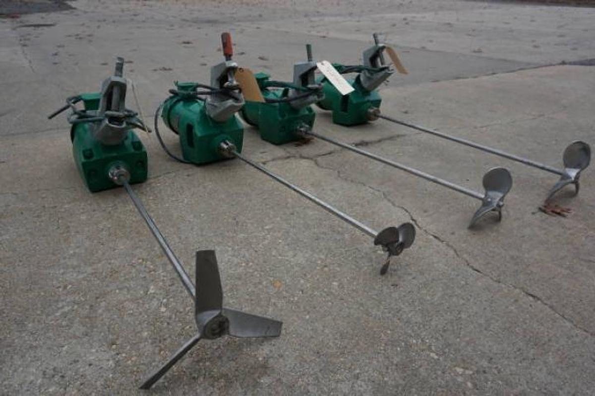 Used Lightnin XJ-30 Clamp On Propeller Mixers (4)