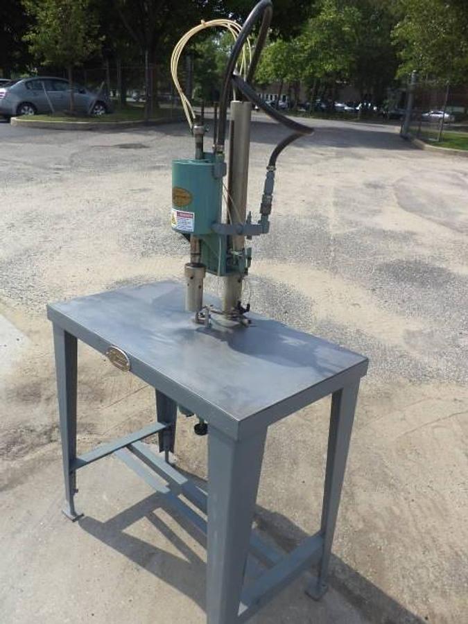 Used JG Bench Top Air Operated Crimper