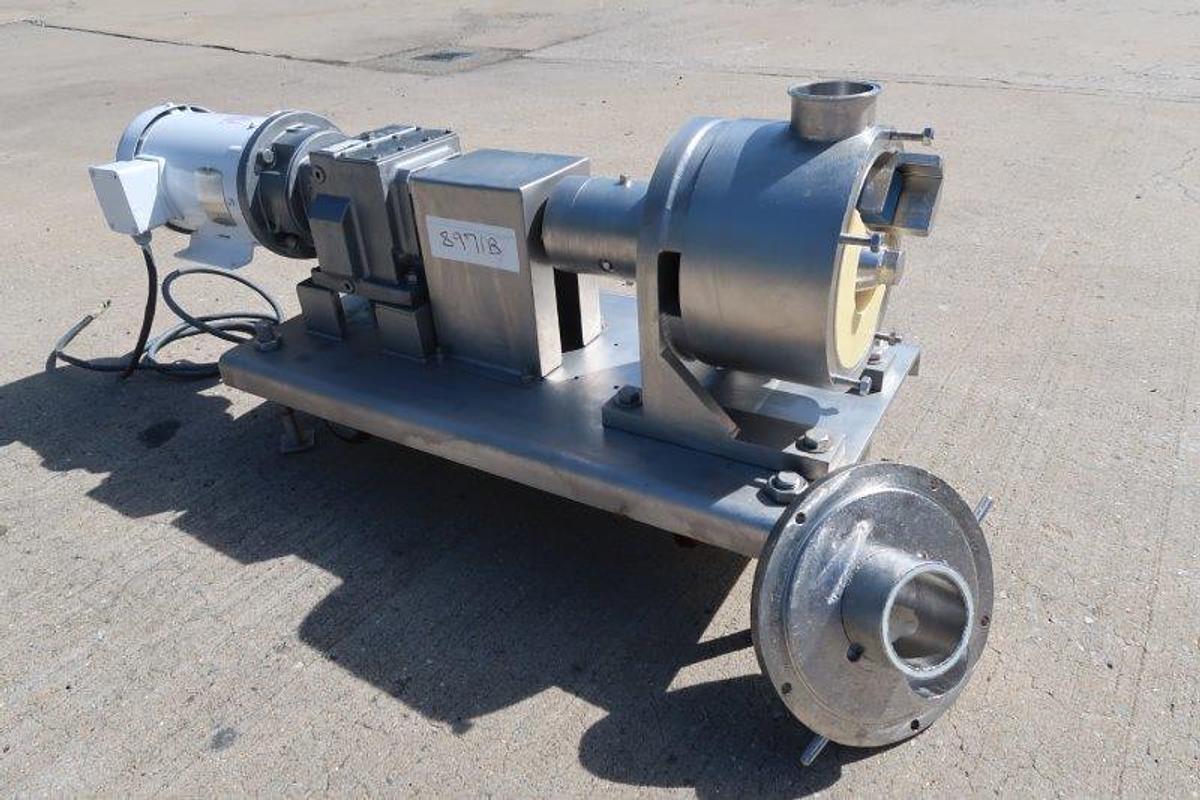 Used Watson Marlow MR-135 SS Positive Displacement Pump, 5HP