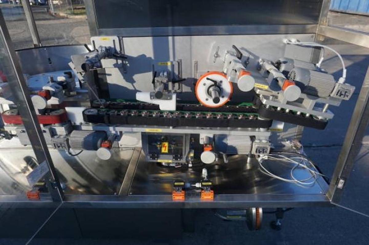Used Pharma Packaging Systems PPS-M800 Plastic Bottle Unscrambler/Cleaner, Stainless Steel
