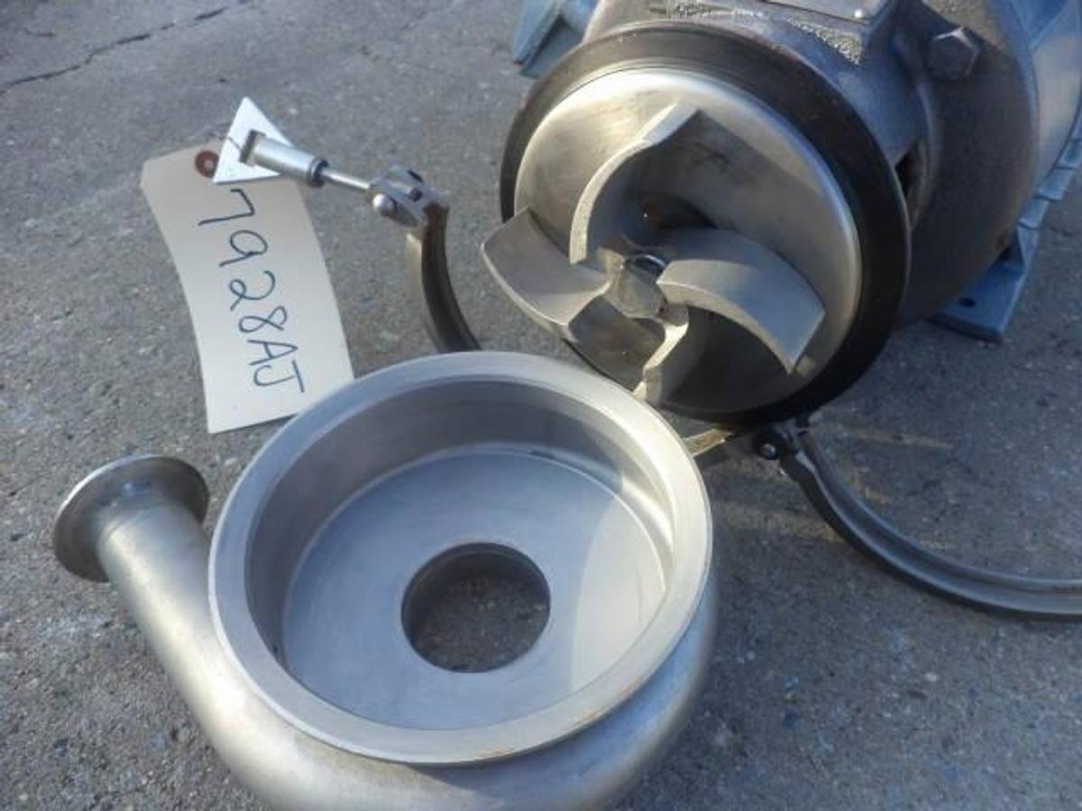 Used Crepaco 3 in. x 2 in. SS Sanitary Centrifugal Pump, 7.5HP