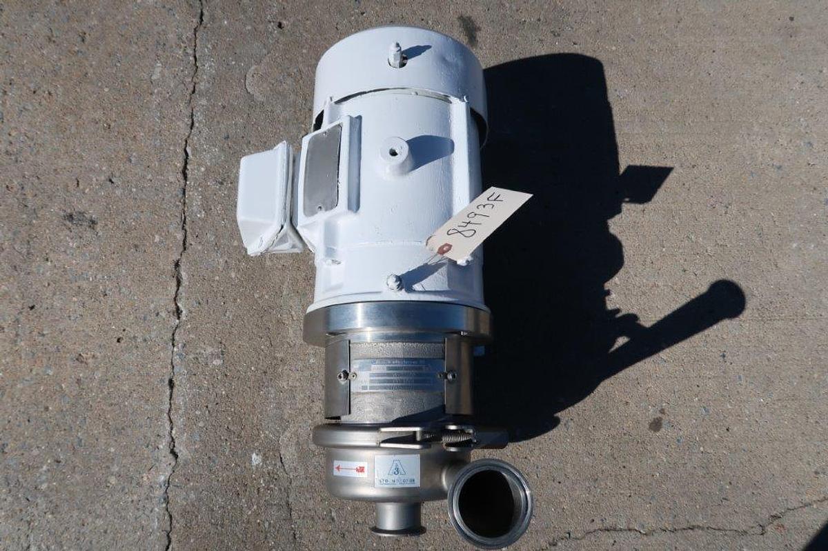 Used APV 2 In. X 2 In. Stainless Steel Sanitary Centrifugal Pump, 3 HP