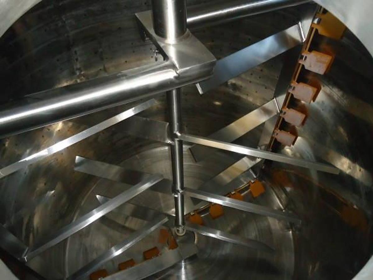 Used 550 Gallon Lee Stainless Double  Motion Mixing Kettle Tank, Jacketed