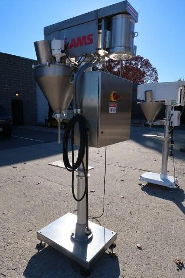 Used AMS A-100 Single Auger Powder Filler, All Stainless