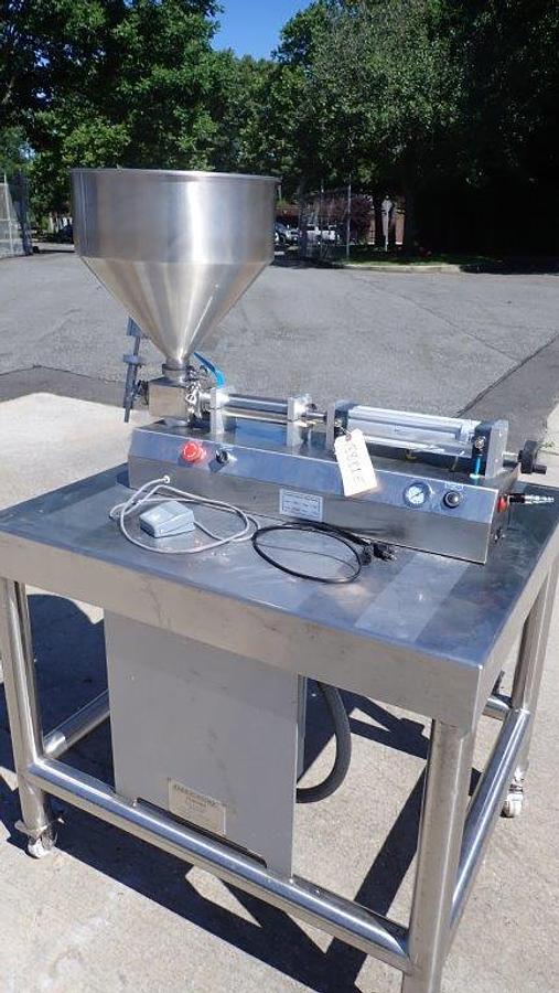 Used Tabletop Single Piston Filler, Air Operated
