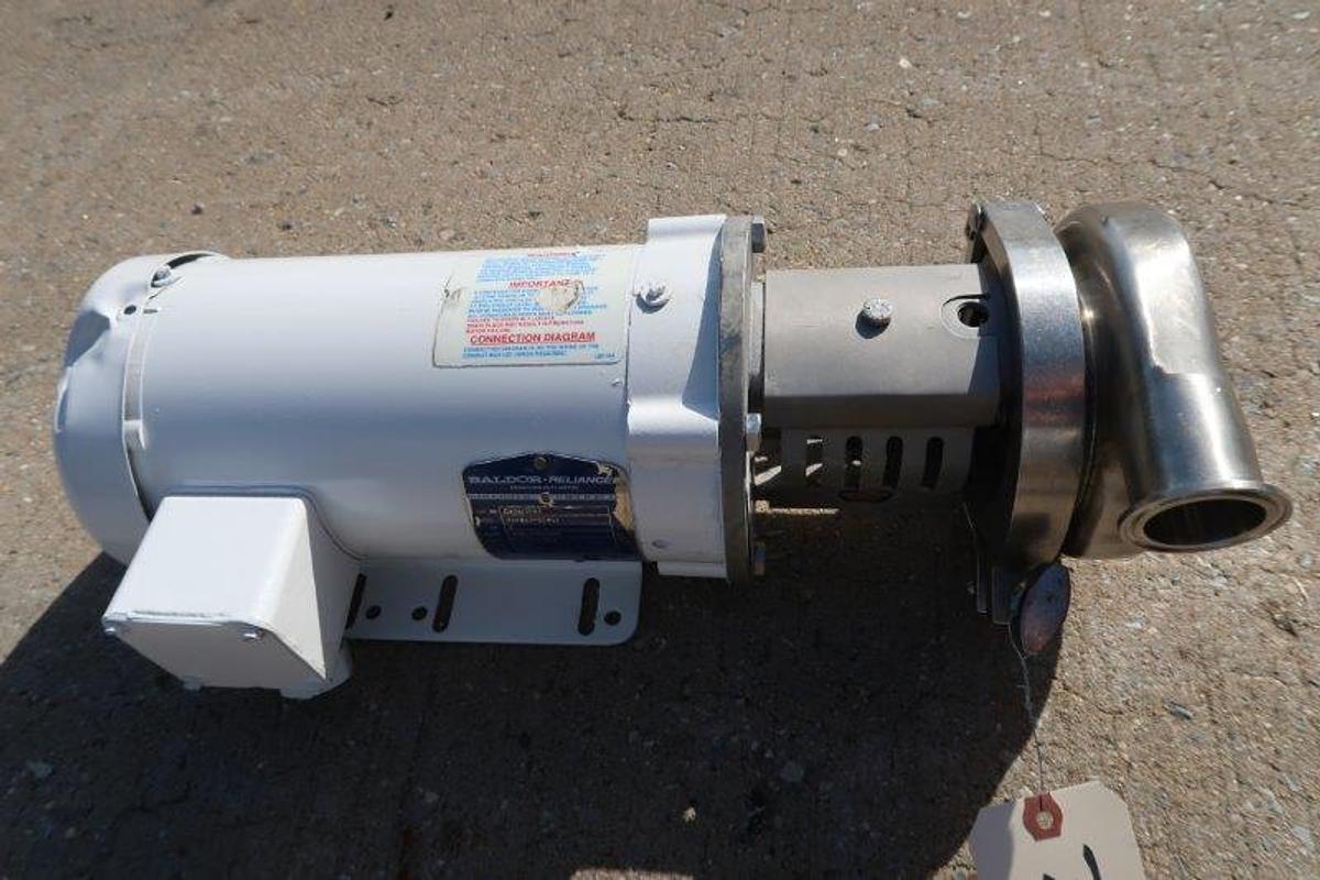 Used 1-1/2 in. X 2 in. Ampco Sanitary Centrifugal Pump, 2 HP