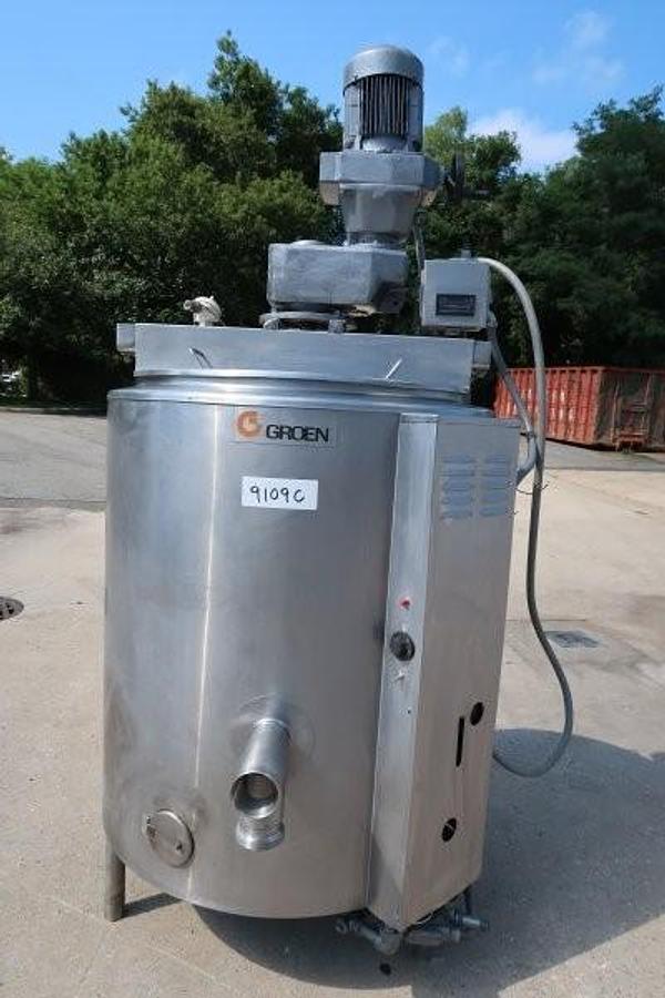 Used Groen 80 Gallon Jacketed Natural Gas Fired Kettle