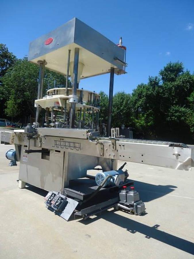 Used Mrm/Elgin Twelve Spout Rotary Vacuum Filler, Explosion Proof