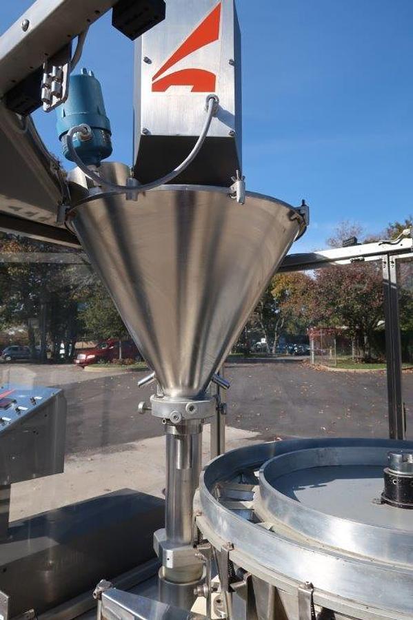 Used All Fill Model R18 High Speed Rotary Filling Machine, Auger Head
