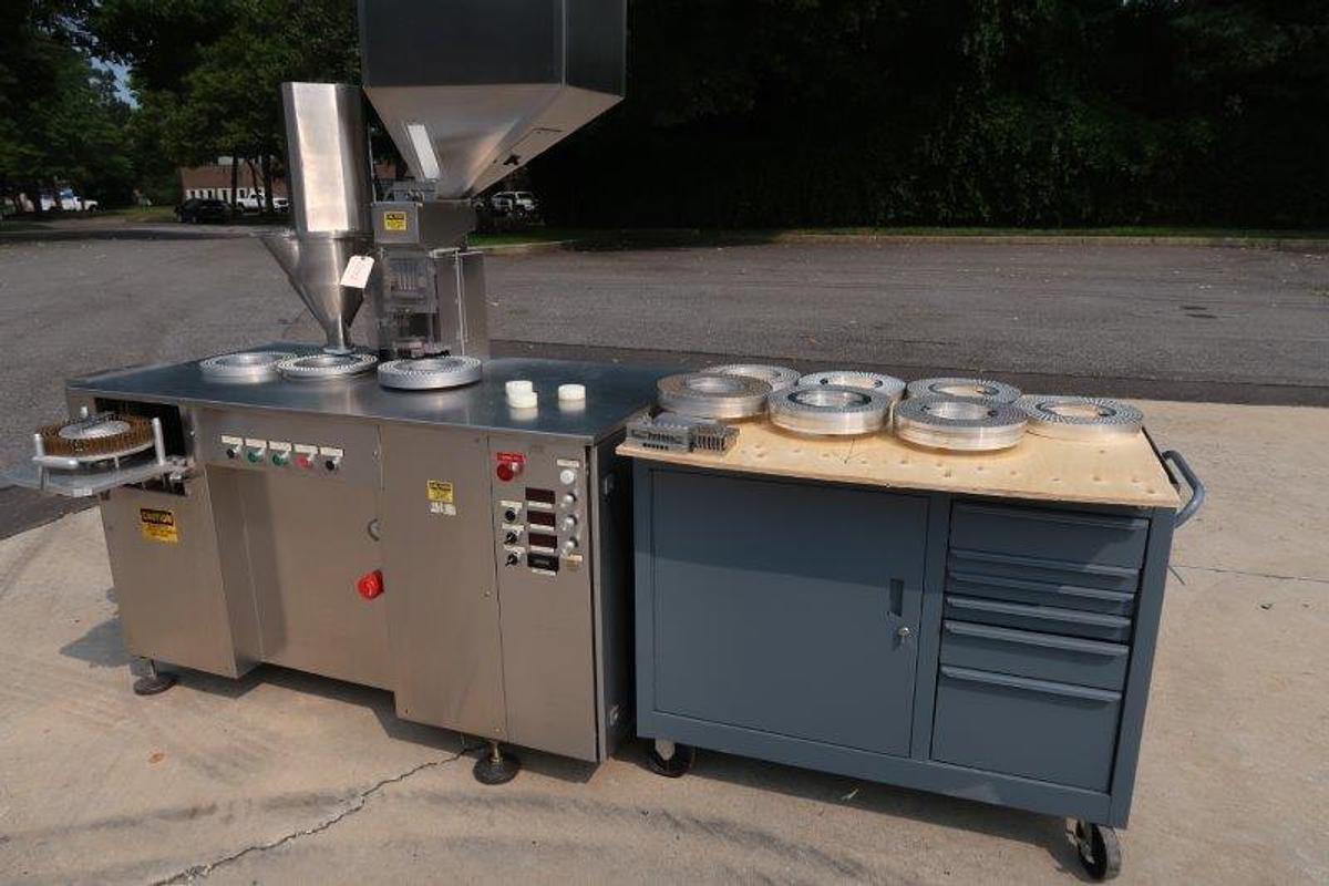 Used Capsugel Ultra 8 II Semi-Automatic Encapsulator, with Tooling