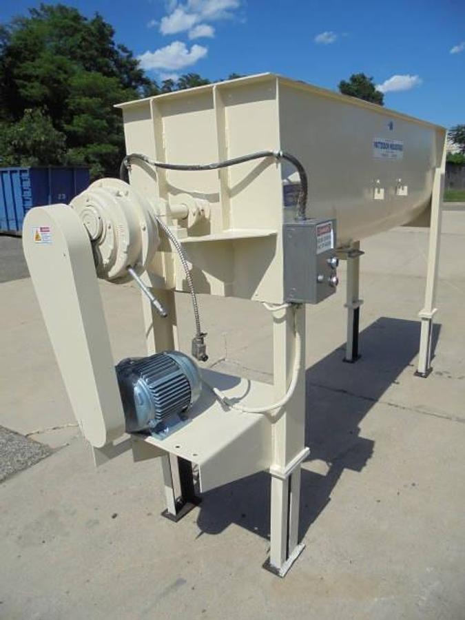 Used 10 Cu.Ft. Paterson Industries Double Ribbon Blender, 3 HP