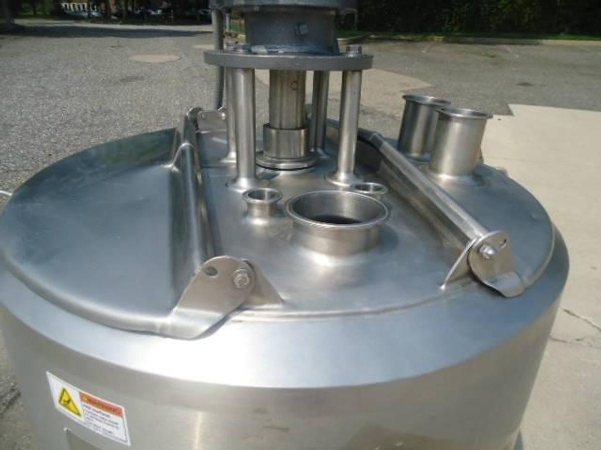Used 50 Gal Crepaco Stainless Scraper Agitated Vessel, 100 PSIG Jacket, 3 In. outlet
