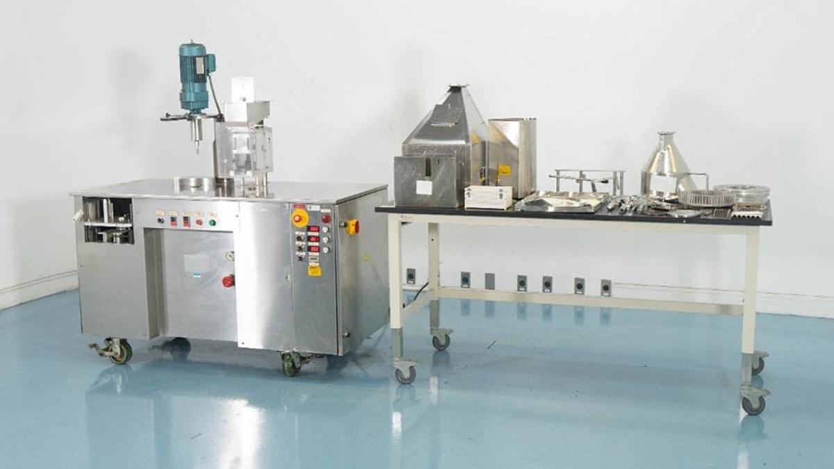 Used Capsugel Ultra 8 II Encapsulator, 25,000 Capsules Per Hour