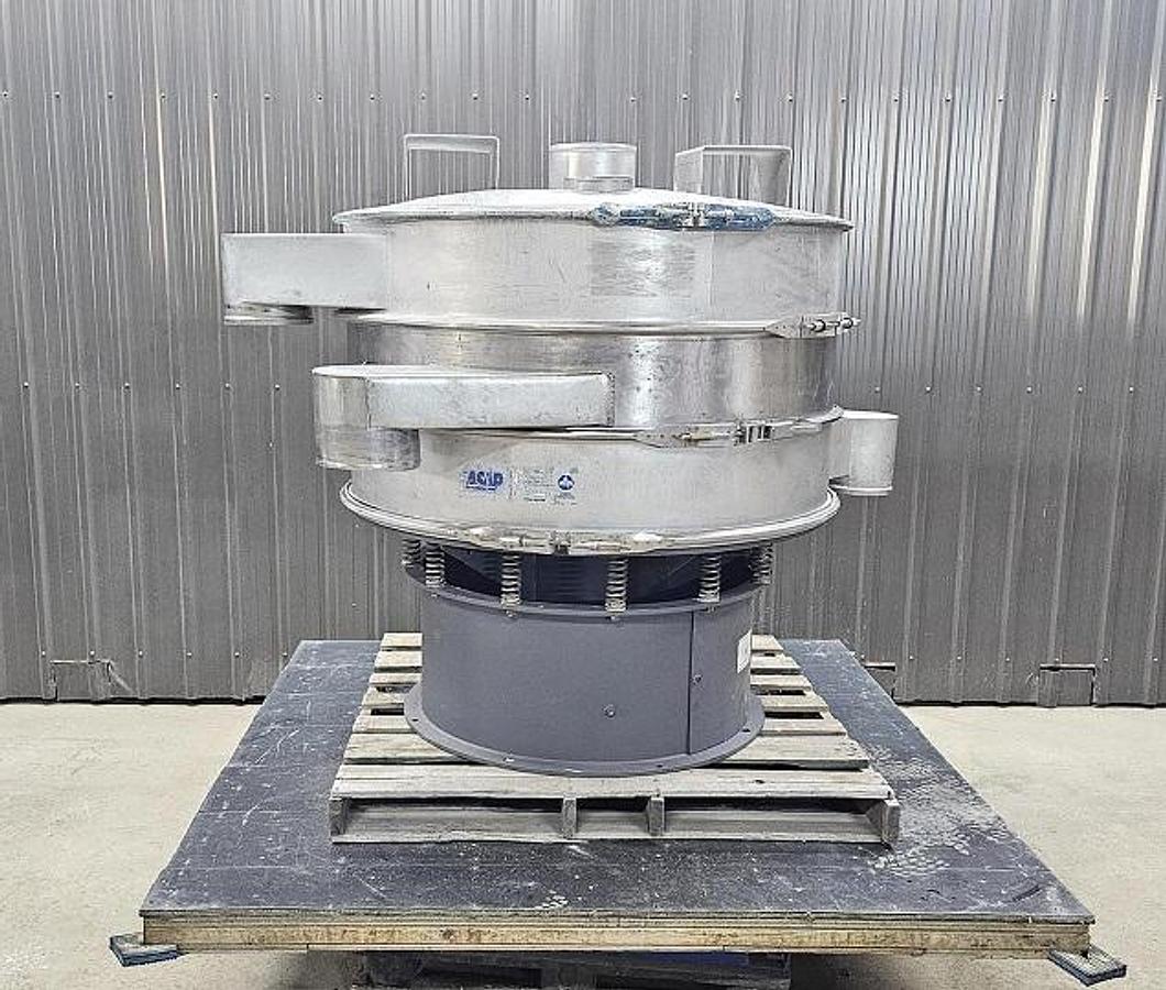Used Sweco 48 In. Diameter Three Deck Vibratory Screener