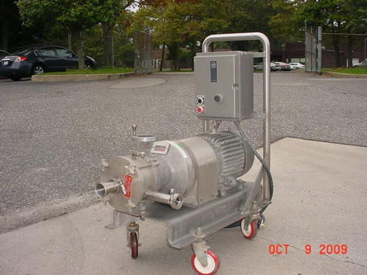 Used Greerco Model W500h Ss Horizontal Inline Colloid Mill