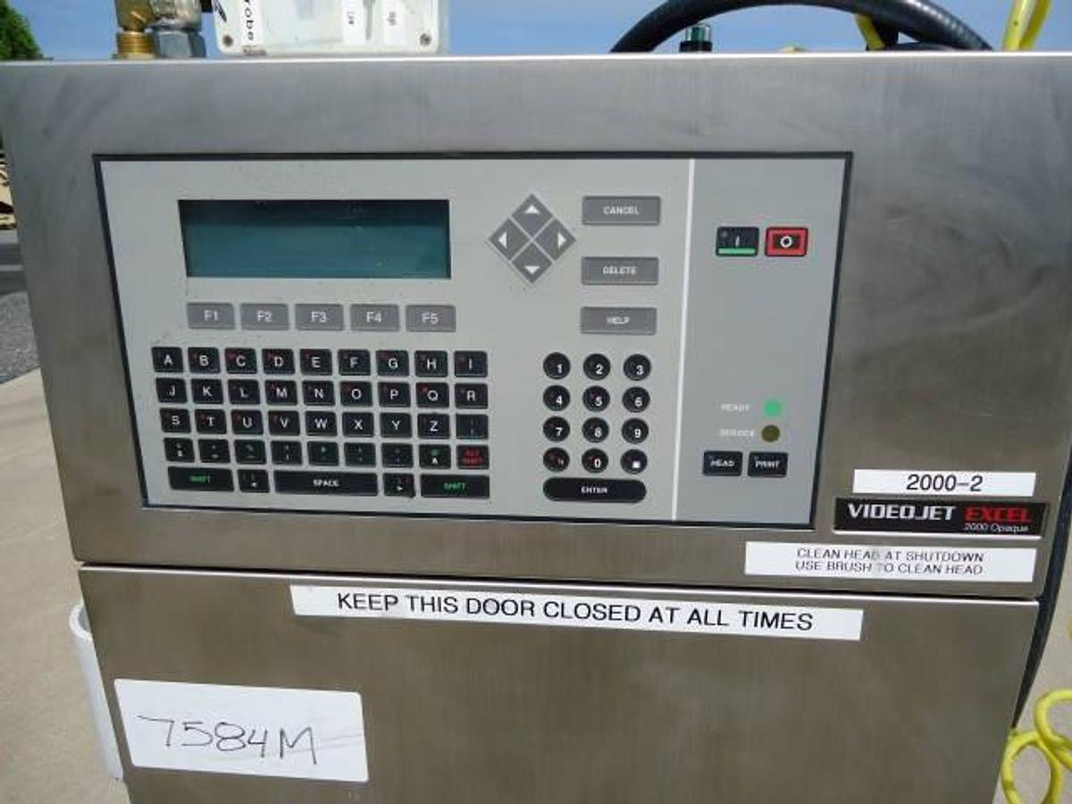 Used VIDEOJET “EXCEL 2000 OPAQUE”” INK JET CODER, Portable