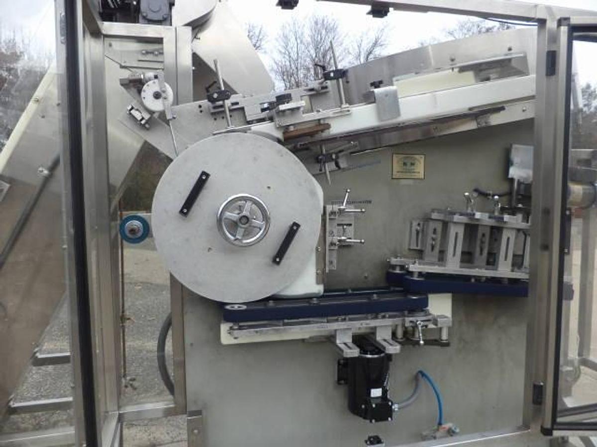 Used New England Machinery NEHA-48 Plastic Bottle Unscrambler With Elevator