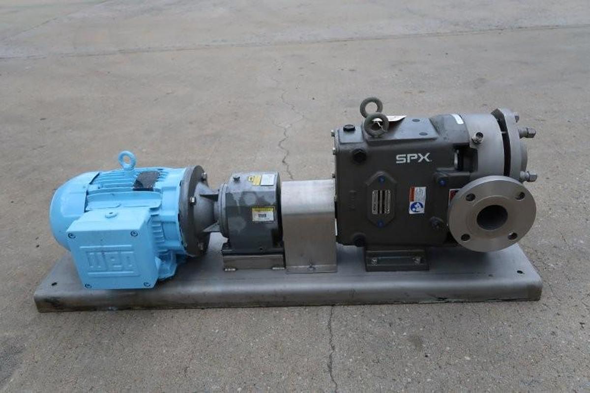 Used SPX Waukesha/Cherry Burrell 060U2 Pump, Flanged Ports