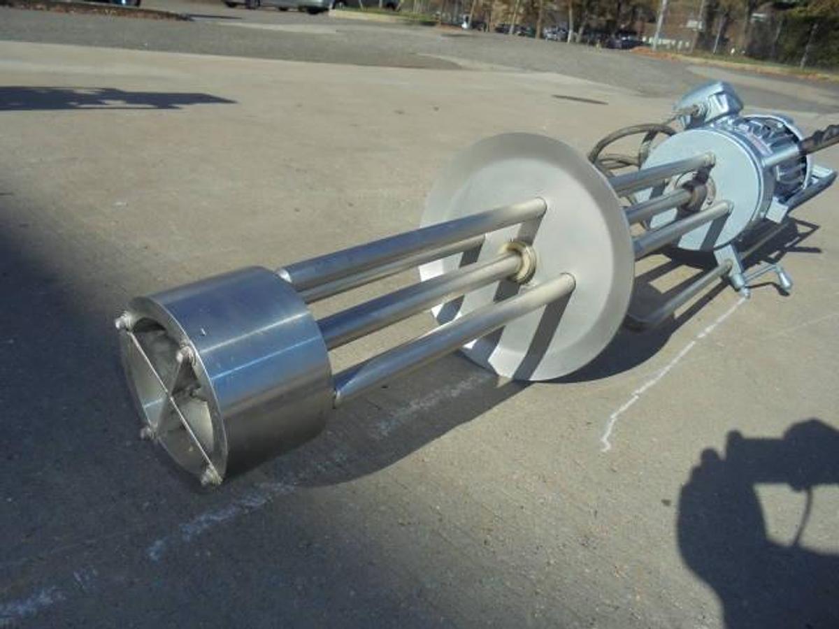 Used Arde Barinco 7.5 HP “Drop In” Homogenizing Mixer, Explosion Proof