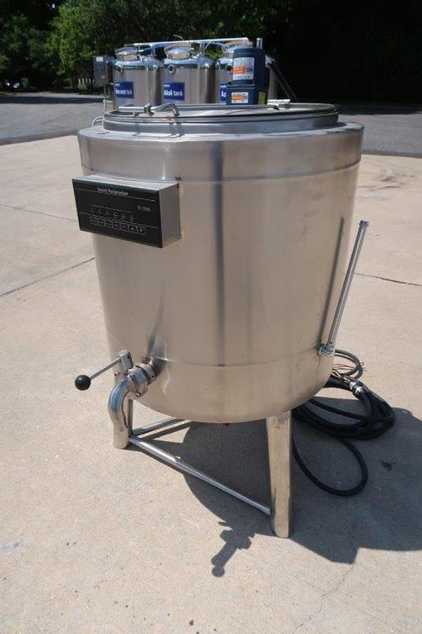 Used 25 Gallon SS Self-Contained Electric Mix Tank, Jacketed