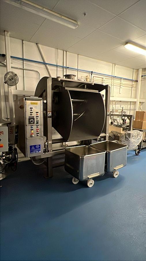 Used Topos Mondial Horizontal Double Sigma Mixer, 900 Lb. Capacity