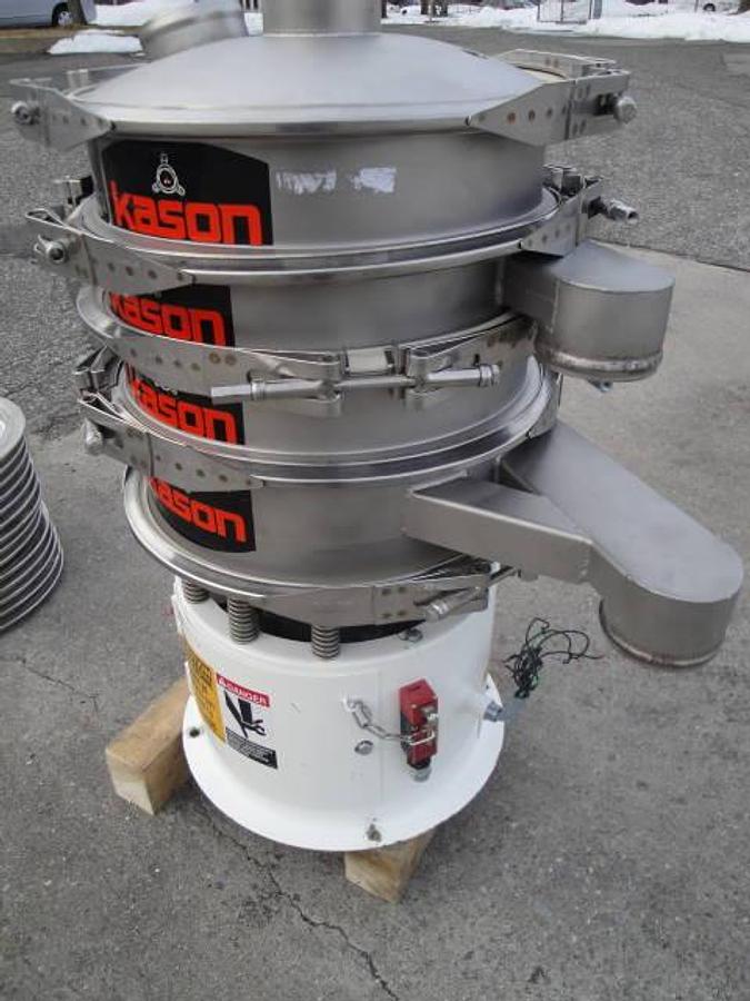 Used Kason 18″ Stainless Triple Deck Screener/Separator, Like New