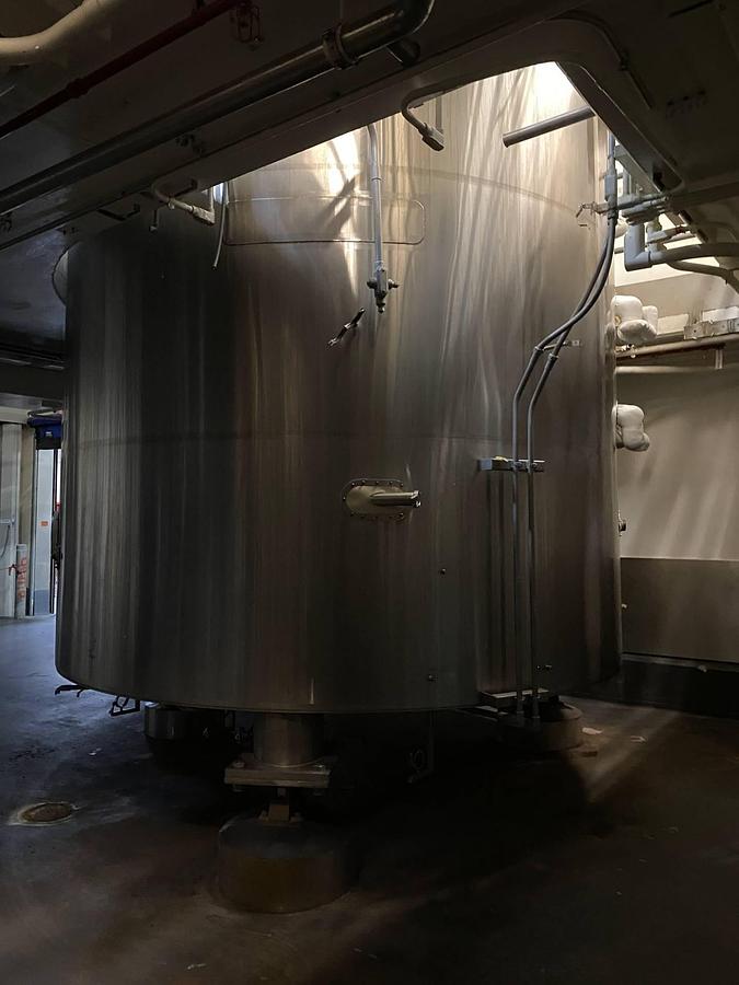 Used 6,000 Gallon DCI SS Agitated Mix Kettle, 135 PSI Jacket
