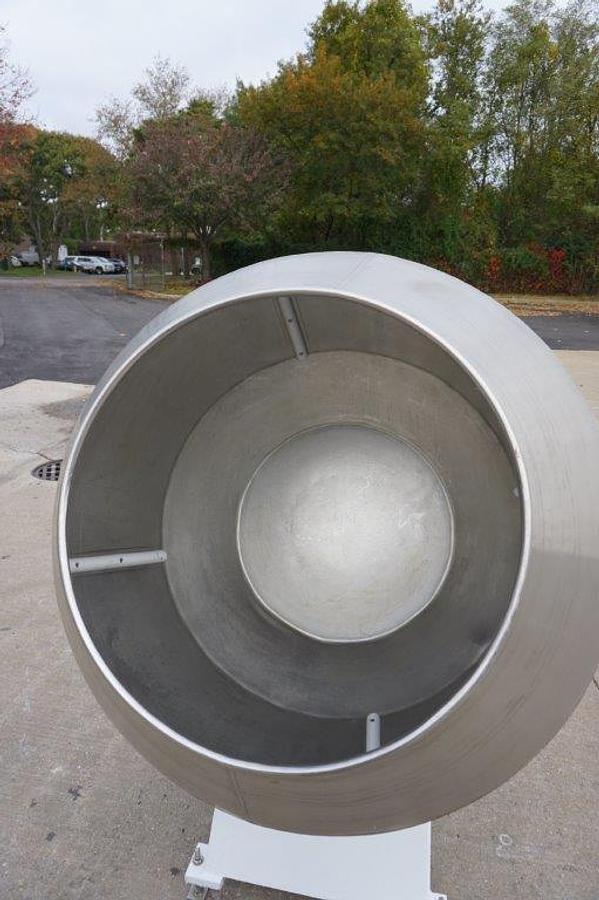 Used 42 In. Diameter Stainless Coating Pan, Explosion Proof