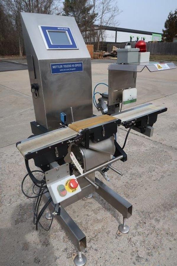 Used Mettler Toledo Hi-Speed Conveyorized Check Weighers, (2)