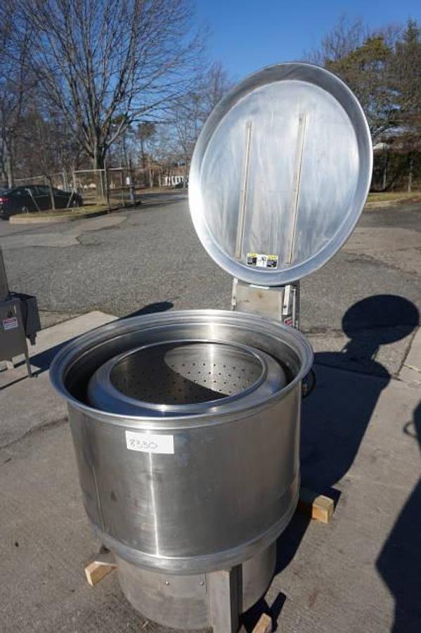 Used Bock FP-90 Food Processing Basket Centrifuge, 5 HP