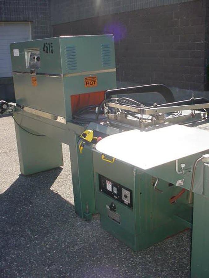 Used Weldotron  “L” Bar Sealer & Shrink Tunnel