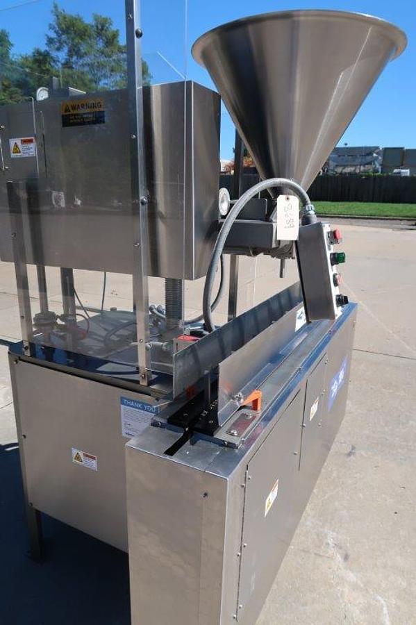 Used Cozzoli Single Head Fully Automatic Piston Filler, up to 72 ounces, Mfd. 2017
