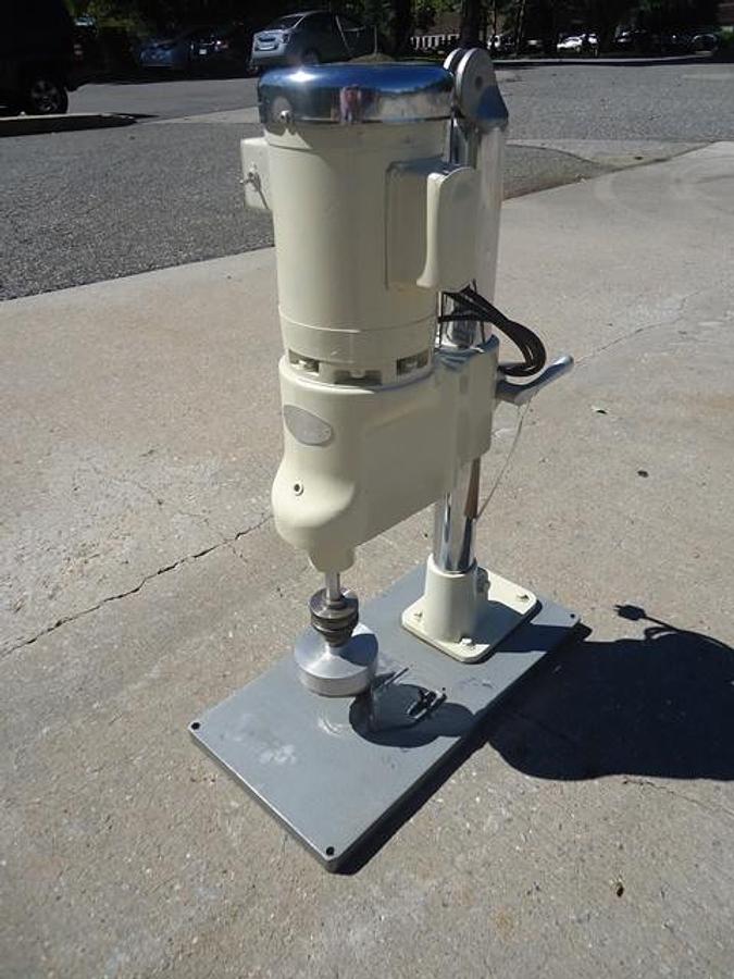 Used Swanmatic 49PC Bench Top Semi-Automatic Capper, Single Phase