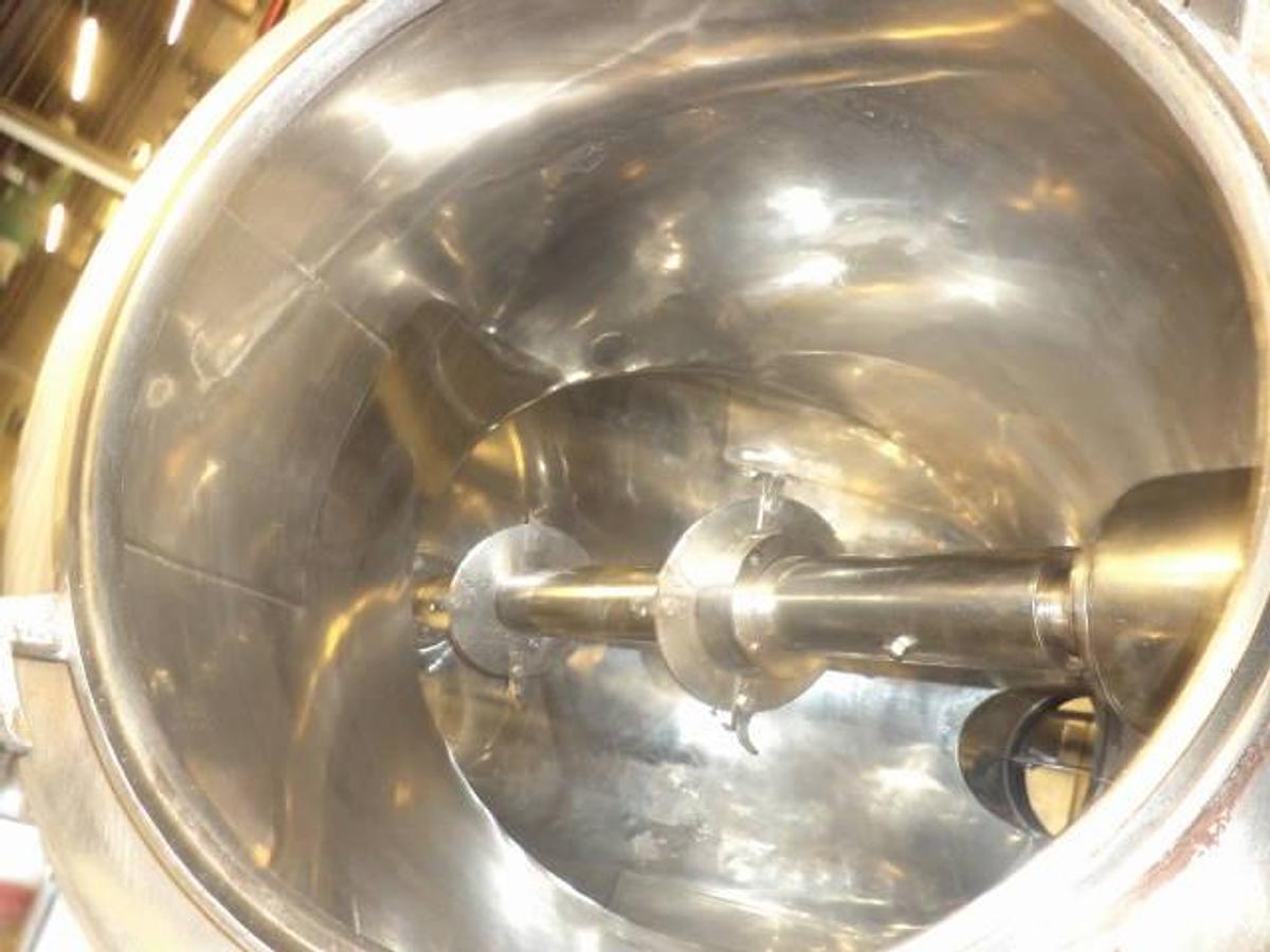 Used 10 Cu.Ft. Patterson Kelley Stainless Steel Twin Shell “V”” Blender, With Intensifier Bar