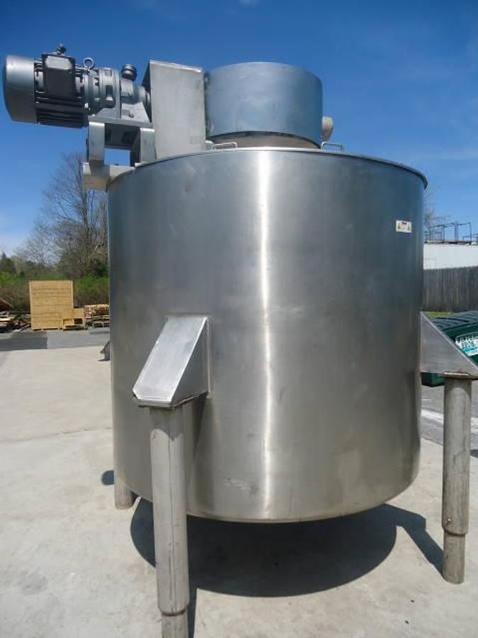 Used 1,000 Gallon Lee Double Motion Jacketed Kettle/Tank, 316 Stainless Steel