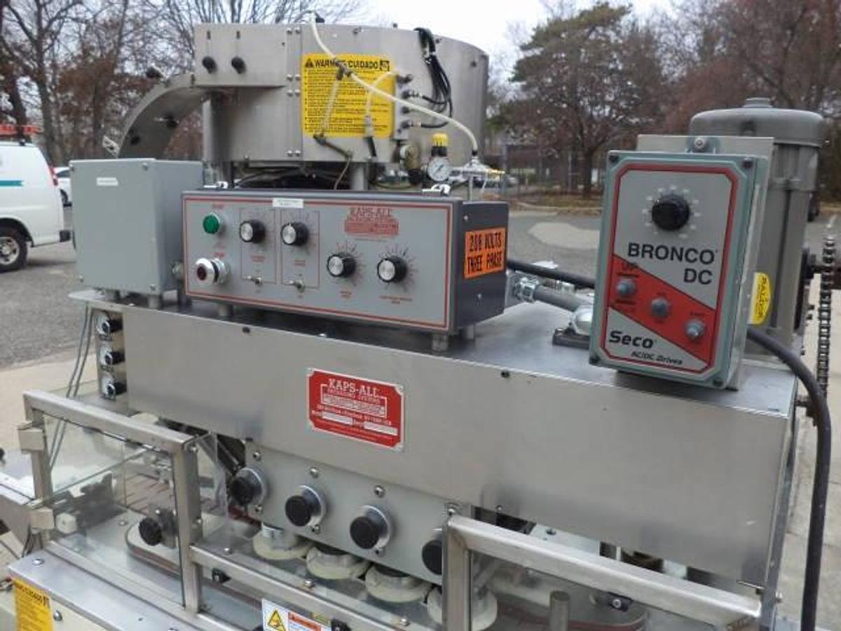 Used Kaps-All MODEL “C” Eight Spindle Capper-