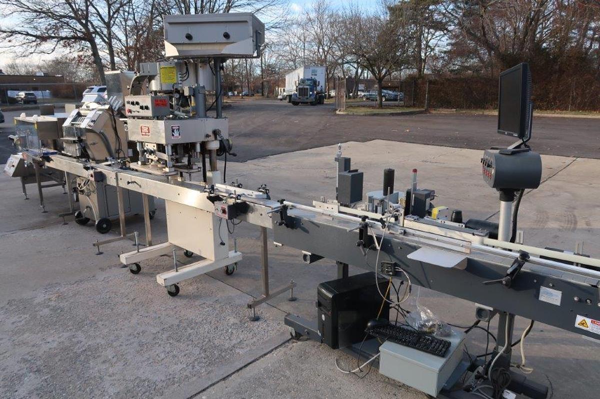 Used Complete Tablet/Capsule Bottling lines, up to 60 Bottles Per Minute