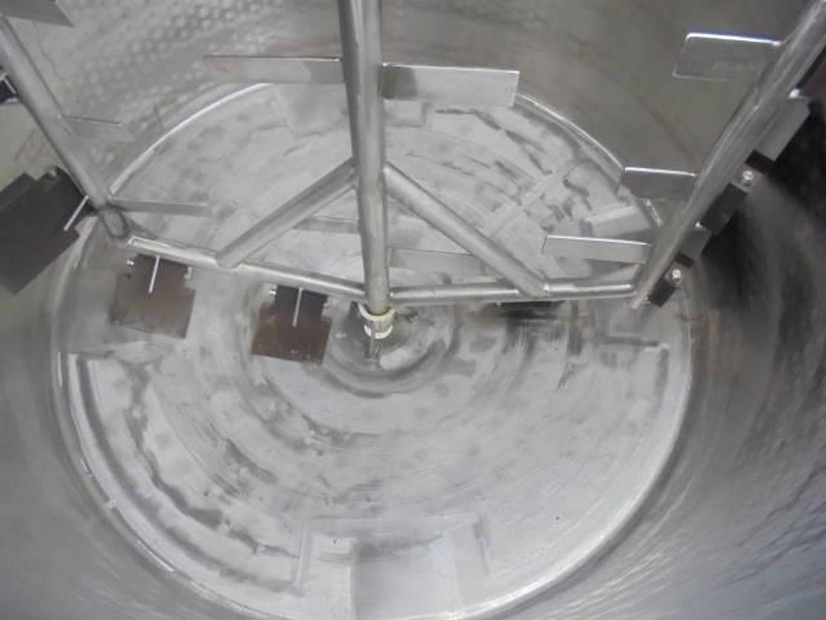 Used 350 Gal Zero Manufacturing Jacketed Scraper Agitated Tank